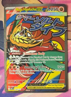 Pokemon TCG Mega Hawlucha EX 268/217 Mega Attack Rare Ascended Heroes NM-Mint - Image 1