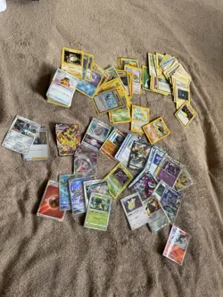 100+ Pokemon Card Lot Vintage + Japanese Holos V/VSTAR Full Arts Rare Mixed - Image 5
