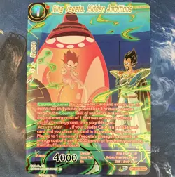 Bandai Dragon Ball Super TCG King Vegeta, Hidden Ambitions BT13-020 SPR Foil ENG - Image 1