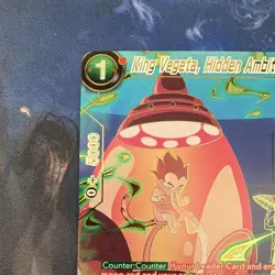 Bandai Dragon Ball Super TCG King Vegeta, Hidden Ambitions BT13-020 SPR Foil ENG - Image 4