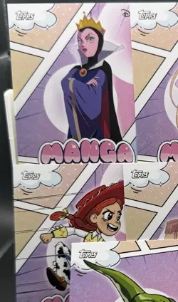2026 Topps Disney Neon Pixar Manga Madness Lot of 10 - Rapunzel Snow White Rex - Image 2