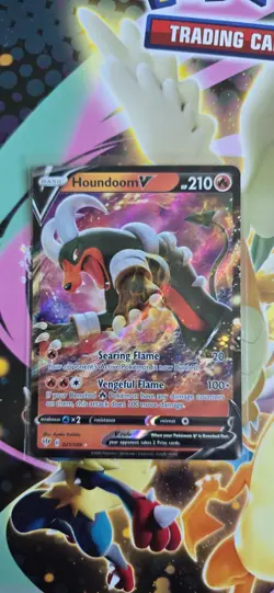 Houndoom V - 021/189 - Ultra Rare - Darkness Ablaze - English - Pokemon - Image 1