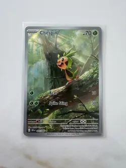 Chespin 087/086 Illustration Rare Pokemon Card Mint/Near Mint Pack Fresh Sleeved - Image 3