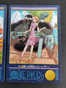 One Piece Nami Visual Adventure Card No. 131 99 lot Bandai 2001 Carddass eb263 - Image 2