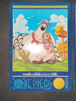 One Piece Nami Visual Adventure Card No. 131 99 lot Bandai 2001 Carddass eb263 - Image 4