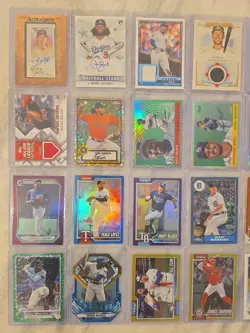 Topps Autograph Relic Serial Numbered Parallel 20 Card Lot - Image 2