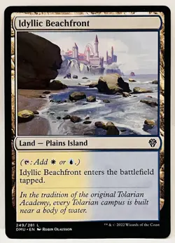 Idyllic Beachfront - #249-MTG-Dominaria United (DMU)- Regular-NM - Image 1