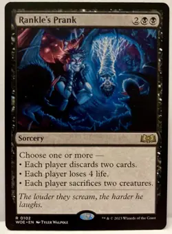 MTG-Rankle's Prank, Wilds of Eldraine, #102, WOE NM - Image 1