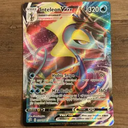 Inteleon VMAX 50/192 Ultra Rare Rebel Clash Pokemon set NM - Image 1