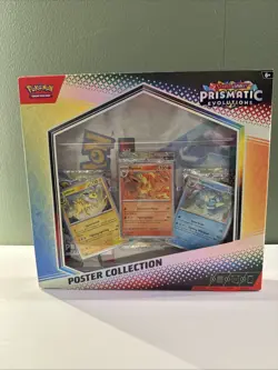 Pokemon TCG Prismatic Evolutions Poster Collection Box SEALED - Image 1