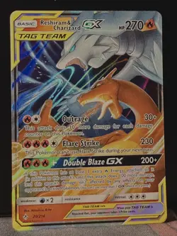 Reshiram & Charizard GX 20/214 Pokemon TCG Sun & Moon Unbroken Bonds NM - Image 1