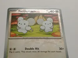 Pokemon Tandemaus SV01 160/198 Near Mint NM Reverse Holo Pack Fresh - Image 2