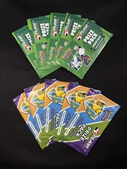 10x Play! Pokemon Prize Pack Series 8 And 7 Promo Packs Sealed - Image 1