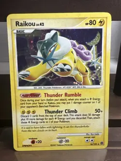 Pokemon TCG - Raikou 16/132 - Secret Wonders - Holo - LP - Image 1