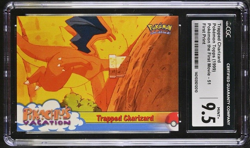 Trapped Charizard #51 Pokemon 1999 Topps Movie CGC 9.5 - Image 2