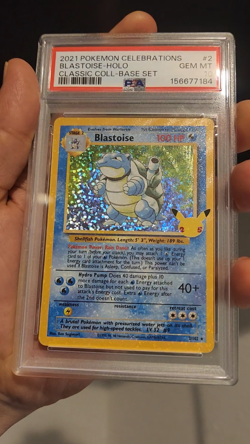 2021 Pokemon Celebrations Blastoise PSA 10 Classic Collection 2/102 - Image 2