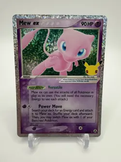 Pokemon TCG Mew EX 88/92 Holo Rare Celebrations: Classic Collection NM/MT - Image 1