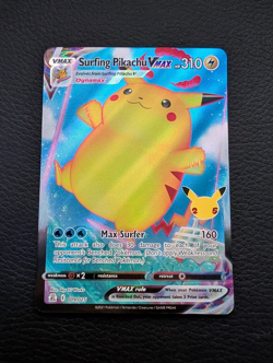 Surfing Pikachu VMAX 009/025 Ultra Rare Holo Pokemon Celebrations NM - Image 1