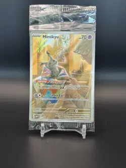 Mimikyu 075 2024 Pokemon Sv: Scarlet & Violet Black Star Promo Holo SEALED - Image 1