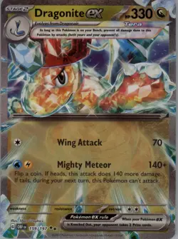 Dragonite ex 159/197 Holo - Pokemon SV03: Obsidian Flames - Image 1