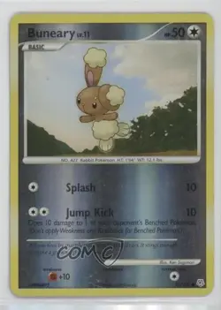 Buneary Reverse Foil Pokemon Diamond & Pearl Base Set #73 2007 - Image 1