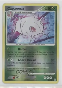 Cascoon Reverse Foil Pokemon Diamond & Pearl Base Set #44 2007 - Image 1