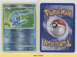 Manaphy Reverse Foil Pokemon Diamond & Pearl Base Set #9 2007 READ 3c5 - Image 3