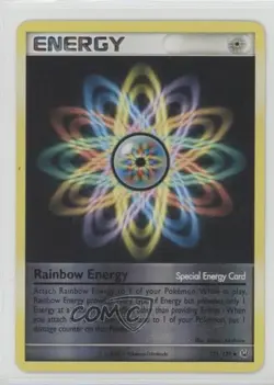 Rainbow Energy Reverse Foil Pokemon Platinum #121 2009 - Image 1