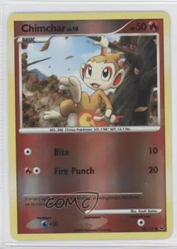 Chimchar Reverse Foil Pokemon Platinum #70 2009 - Image 1