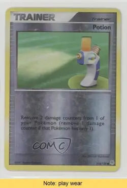 Potion Reverse Foil Pokemon Diamond & Pearl Base Set #118 2007 READ 2f4 - Image 1