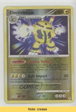 Electivire Reverse Foil Pokemon Diamond & Pearl Base Set #3 2007 READ 0u9 - Image 1