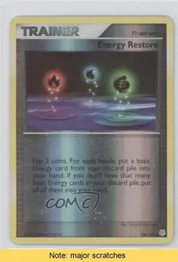 Energy Restore Reverse Foil Pokemon Diamond & Pearl Base Set #106 2007 READ 3d5 - Image 1