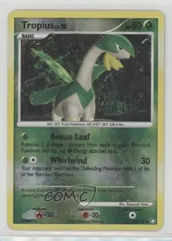 Tropius Reverse Foil Pokemon Diamond & Pearl Mysterious Treasures #64 2007 - Image 1
