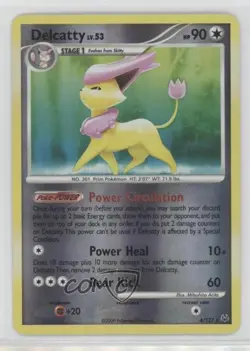 Delcatty Reverse Foil Pokemon Platinum #4 2009 - Image 1