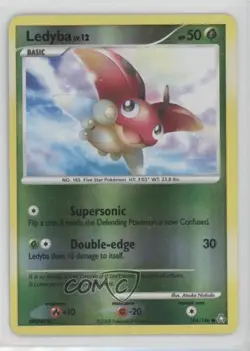 Ledyba Reverse Foil Pokemon Diamond & Pearl Legends Awakened #104 2008 - Image 1