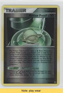 Armor Fossil Reverse Foil Pokemon Platinum #119 2009 READ 2f4 - Image 1