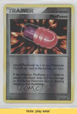 PlusPower Reverse Foil Pokemon Platinum #112 2009 READ 2f4 - Image 1