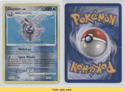 Cloyster Reverse Foil Pokemon Diamond & Pearl Secret Wonders #47 2007 READ u3f - Image 3