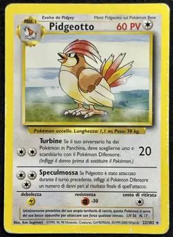 POKEMON~PIDGEOTTO~22/102~SET BASE~ITA~PL/PR - Image 1
