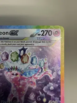 2025 Pokemon Scarlet and Violet Prismatic Evolutions #155 Espeon ex SIR - Image 3