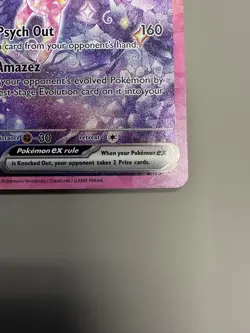 2025 Pokemon Scarlet and Violet Prismatic Evolutions #155 Espeon ex SIR - Image 5