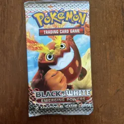 Pokemon TCG Black and White Emerging Powers Booster Single Unopened Pack 820650106293 - Image 1