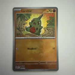 Pokemon Prismatic Evolutions - Larvitar Master Ball 047/131 - English 🔥 - Image 1