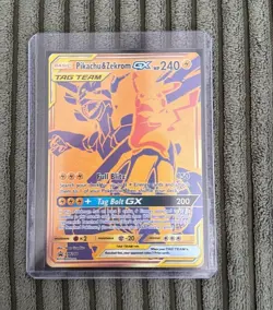 The Pokemon Company Pikachu & Zekrom GX SM248 SM EN Holo Promo Full Art 240 HP - Image 1