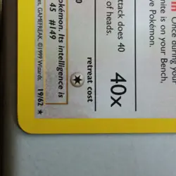 Dragonite 19/62 Pokemon TCG - Fossil Non Holo Rare NM - Image 4