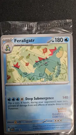 Pokemon TCG Illustration Contest 2024 Sealed Feraligatr Pikachu Toxtricity EX - Image 3