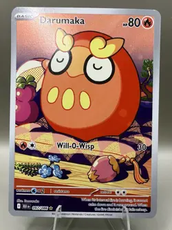 Pokemon TCG: Darumaka 097/086 IR BLK Black Bolt - NM - Image 1