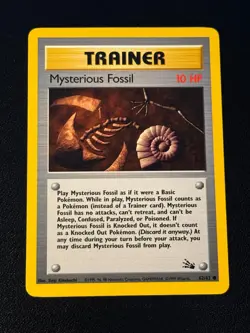 Mysterious Fossil 62/62 - Pokemon Fossil - Image 1