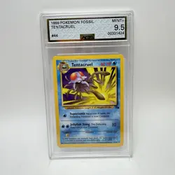 1999 Pokemon Fossil Tentacruel 44/62 AGS 9.5 - Image 1