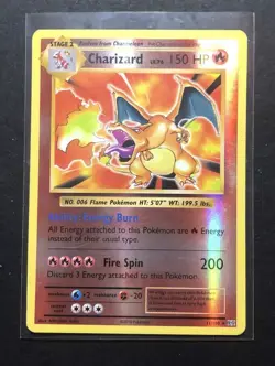 2016 Pokemon Charizard XY-Evolutions Reverse Holo Rare 11/108 - Image 1